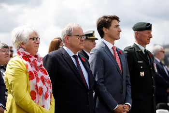 MacAulay at the Memorial Ceremony of the Anniversary of Juno Beach 2019